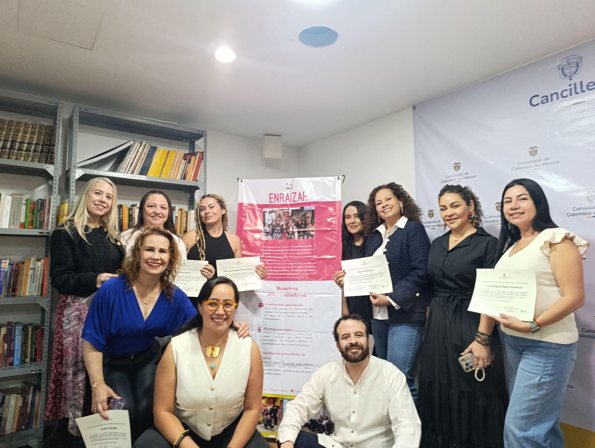 Participantes en actividades de integración y fortalecimiento de Enraizar